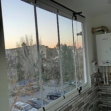 ucuz cam balkon: Balkon və teraslar üçün çərçivəsiz sürgülü şüşələmə sistemi - 8–10 mm — 4