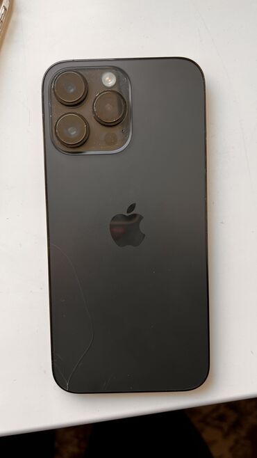 телефон олди сотди: IPhone 14 Pro Max, Б/у, 128 ГБ, Jet Black, 86 %