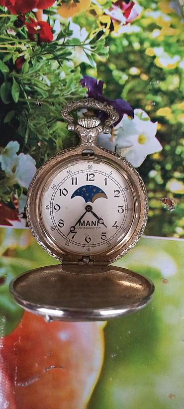 dekor güldan: MANIC cib saatı – antimaqnitik mexanizmli, qapaqlı (pocket watch) — 1