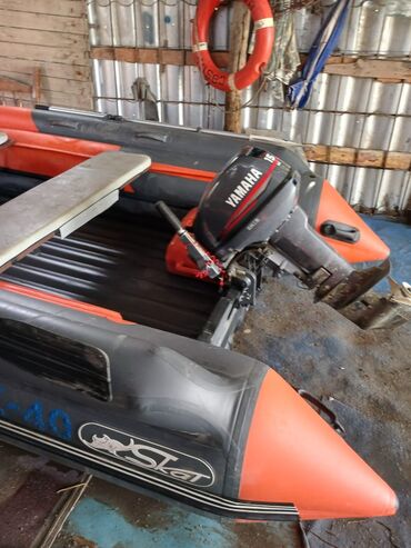 Motobloklar: Şişmə motorlu qayıq – narıncı rəng, yüksək daşıma qabiliyyətli PVC — 5