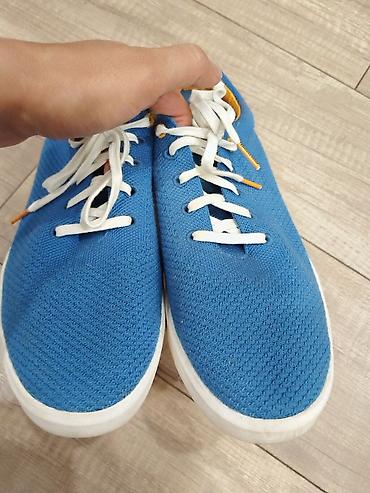 Мужские кроссовки, 44, Timberland, Б/у, цвет - Голубой, Самовывоз