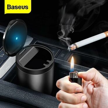 sigaret v Azərbaycan | QƏLYAN, VAYP VƏ AKSESUARLARI: Baseus Premium Car Ashtray avtomobil üçün külqabı ətraflı məlumat