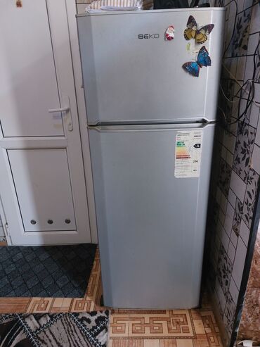 ev ucun soyuducu: Б/у Холодильник Beko, Двухкамерный, цвет - Серый