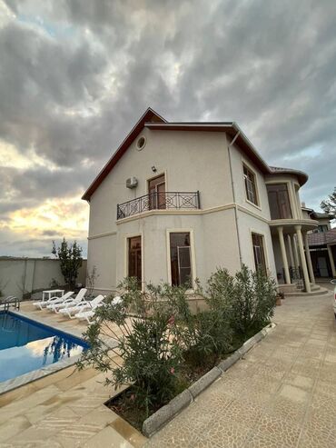 Bağ evlərinin kirayəsi: Şüvəlan qəs., 300 kv. m, 5 otaqlı, Hovuzlu, Kanalizasiya, Qaz, Kombi — 30