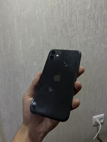 айфон 11 бу цена в бишкеке: IPhone 11, Колдонулган, 128 ГБ, Midnight, Кабель, 88 %