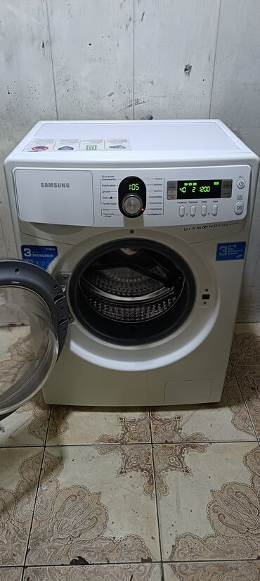 Paltaryuyan maşınlar: Paltaryuyan maşın Samsung, 6 kq, İşlənmiş, Avtomat, Qurutma var, Ödənişli çatdırılma