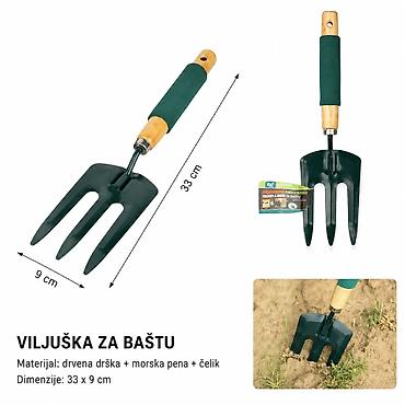 KMT Sunđerasti drvena drška trokraka viljuška 501766 Praktična