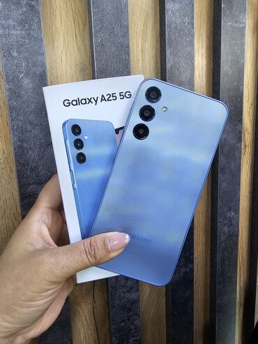 самсунго: Samsung Galaxy A25, Новый, 128 ГБ, цвет - Голубой, В рассрочку