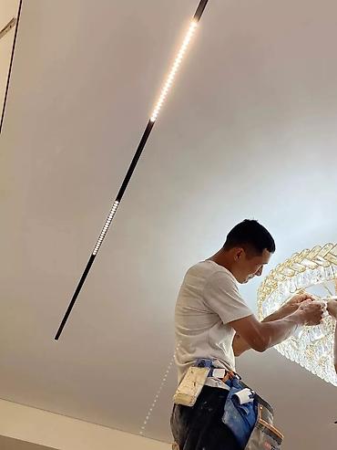 Натяжной потолок: Натяжной потолок Глянцевое, Матовое, 3D потолки Гарантия, Бесплатная консультация, Бесплатный замер — 13