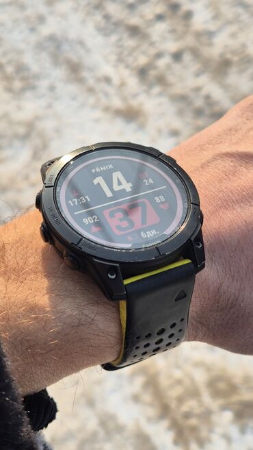 Garmin: GARMIN Saphire Solar Fenix 7 в отличном состоянии. На сапфировом