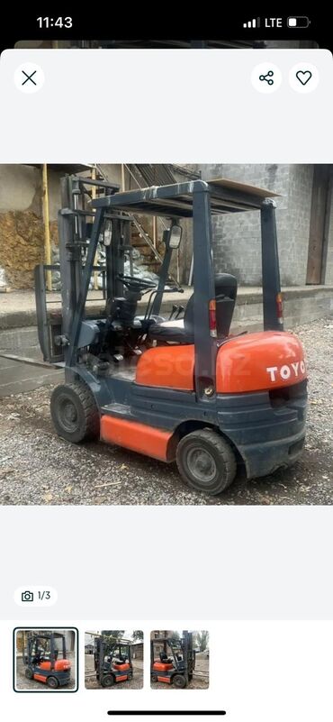 погрузчик фронтальная: Жүктөгүч, Toyota, Дөңгөлөктүү, Айры