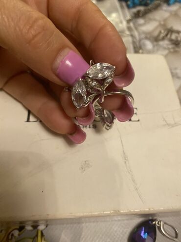 Bijuteriya dəstləri: Qadın aksesuarları dəsti - Üzüklər: Gümüş tonunda bir neçə halqa — 10