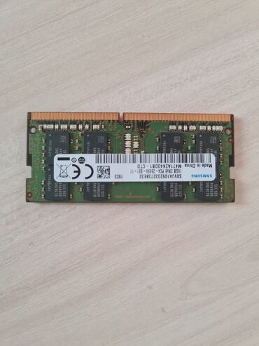 Оперативная память (RAM): Оперативная память, Б/у, 16 ГБ, DDR4, 2666 МГц, Для ноутбука