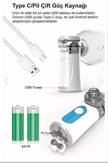İnqalyatorlar, nebulizerlər: Yeni model,daşına bilən nebulayzer-inqalyator. Öz sinfində Satış — 6