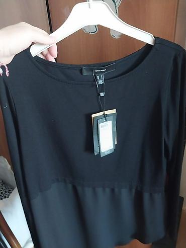 s 925: Vero Moda qadın köynəyi - Rəng: qara - Dizayn: dairəvi yaxa — 1