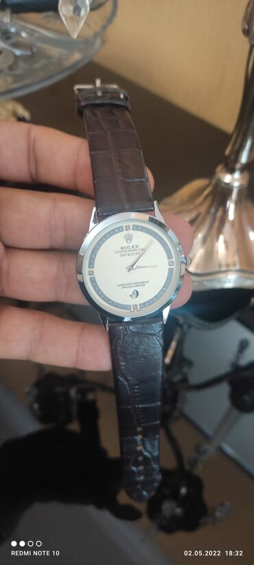Rolex saat, hec ishlenmeyib yenidir, rengi getmir, salafandir