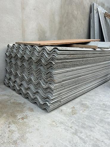 usda alətləri: Şifer dam örtüyü vərəqləri - Material: Dalğalı beton/şifer panellər - — 3