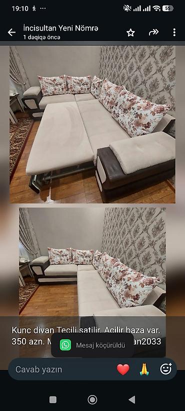 Kunc divan Tecili satilir. Acilir baza var. 350 azn. Merdekan