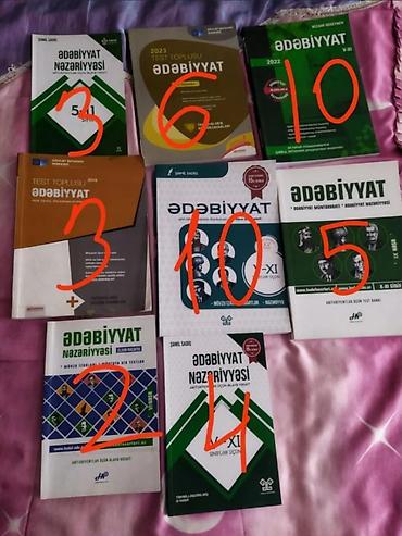 tar satılır: Dərslik və test toplusu paketləri – Ədəbiyyat, Tarix və Rus dili — 1