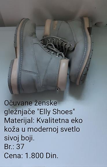 rieker baletanke: Ženske gležnjače Elly Shoes - Model: klasične vezane gležnjače - — 1