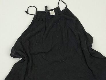 czarne bawełniany t shirty: Top H&M, 2XL (EU 44), condition - Good