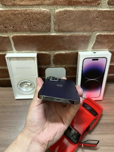 Apple iPhone: IPhone 14 Pro Max, Б/у, 1 ТБ, Deep Purple, Коробка, 75 % — 4