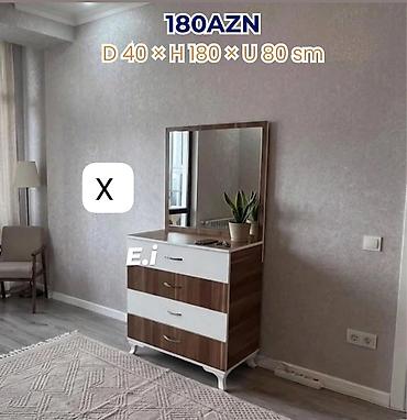 Güzgülü komod təqdim olunur. Müasir və zövqlü dizayna malikdir, yataq lalafo.az -da Güzgülü komod təqdim olunur. Müasir və zövqlü dizayna malikdir, yataq