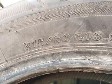 16 60 215: Шины 215 / 60 / R 16, Лето, Б/у, Пара, Легковые — 2