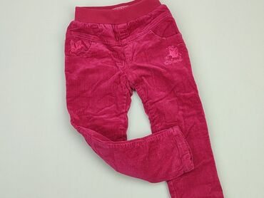 spodnie frezja: Spodnie materiałowe, 4-5 lat, 104/110, stan - Bardzo dobry