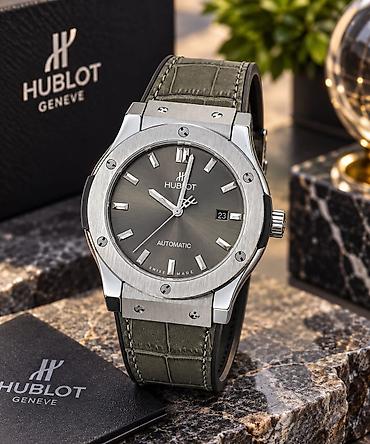 Qol saatları: Yeni, Qol saatı, Hublot, rəng - Yaşıl — 5