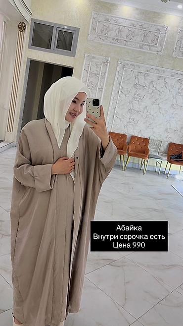 Повседневные платья: 1) Платье (черное) - Размер: Std 42–52 - Детали: длинный свободный — 2