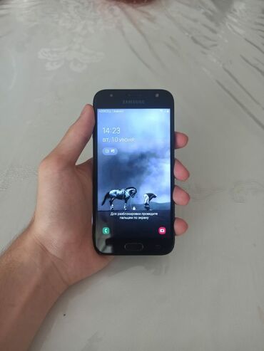 Samsung: Samsung Galaxy J3 2017, 16 GB, rəng - Qara, Zəmanət, Kredit, Qırıq