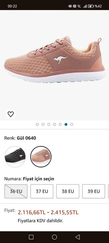 qiz krasofkalari: Reebok, Ölçü: 40, rəng - Çəhrayı, İşlənmiş