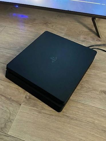 sony playstation 3 купить в бишкеке: Игровая консоль Sony PlayStation 4 Slim (черный матовый корпус) - — 1