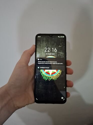 işlənməmiş telefonlar: Tecno Spark 8C, 64 GB, rəng - Mavi, Barmaq izi