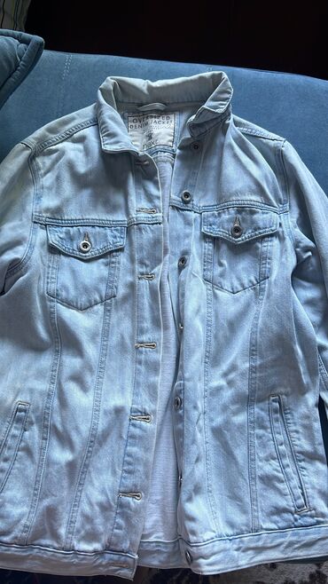 детская джинсовая куртка: Джинсовая куртка, Осень-весна, 4XL (EU 48)