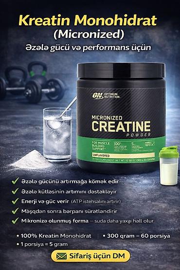 İdman qidaları: Kreatin Optimum Nutrition, Çəki: 201 - 500 g, Yeni — 1