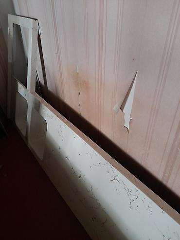 mermer kafel: Ağ mermer naxışlı mətbəx stolüstü panel dəsti - Material — 5
