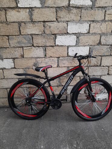 velosiped al: Yeni Şəhər velosipedi Anmier, 29", sürətlərin sayı: 32, Ünvandan götürmə, Ödənişli çatdırılma, Rayonlara çatdırılma