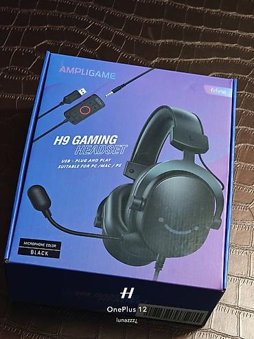 hite pro: Игровая гарнитура Fifine AmpliGame H9 - Подключение: USB (Plug and — 1