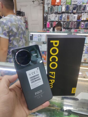 Samsung: Poco F7 Pro, Новый, 256 ГБ, цвет - Черный, В рассрочку, 2 SIM