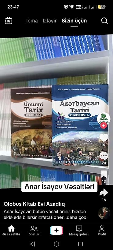 Тесты: Məhsul: Tarix üzrə hazırlıq vəsaitləri paketi Tərkib: - “Tarix – Test — 2