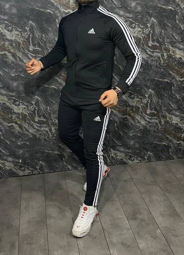 novi tech fleece: Adidas muška trenerka komplet ravna nogavica Novo Mokra likra