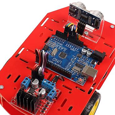 oyuncaq robot: Arduino Maneədən Qaçan Robot Dəsti Layihə tapşırıqları, robotik — 3