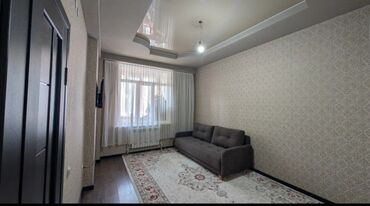 квартира за 10 тысяч в месяц: 1 бөлмө, 38 кв. м, Элитка, 13 кабат, Дизайнердик ремонт
