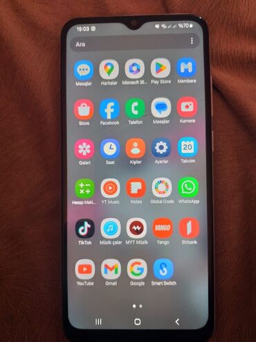 samsung galaxy a10 ekran: Samsung Galaxy A04e, 32 GB, rəng - Mavi, Sensor