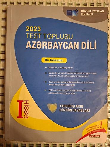 Testlər: Məhsul: 2023 “Azərbaycan dili – Test Toplusu”, I Hissə (Dövlət İmtahan — 1