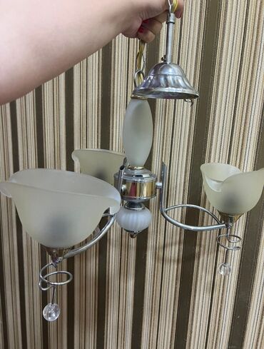 Şəkillər, tablolar: Çılçıraq, 3 lampa, Metal