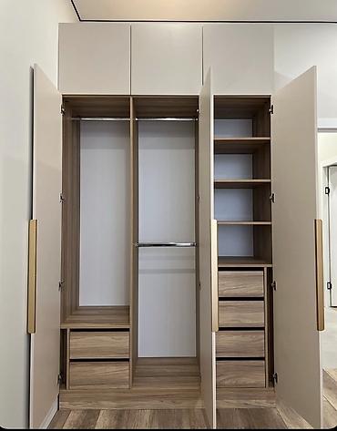 Шифоньеры, шкафы для одежды: Шифоньер, шкаф для одежды, Прямой, ЛДСП — 12