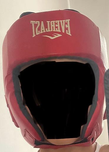 tech flecee: Боксерский/ММА шлем Everlast (серия UFC Fighter), красный. - — 3